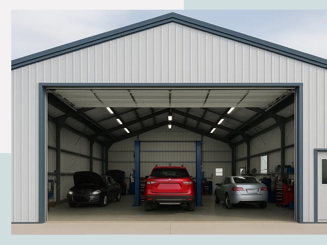 Ангары из сэндвич панелей от 613 руб. в Усть-Лабинск