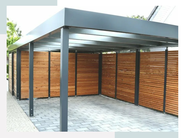 Навесы для парковки в Усть-Лабинске