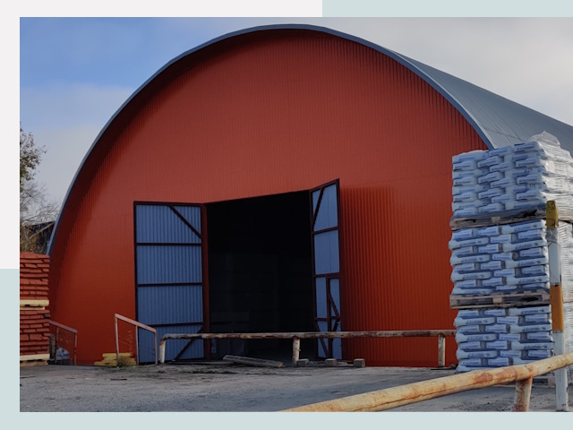 Полукруглые ангары по цене от 613 руб. в Усть-Лабинск