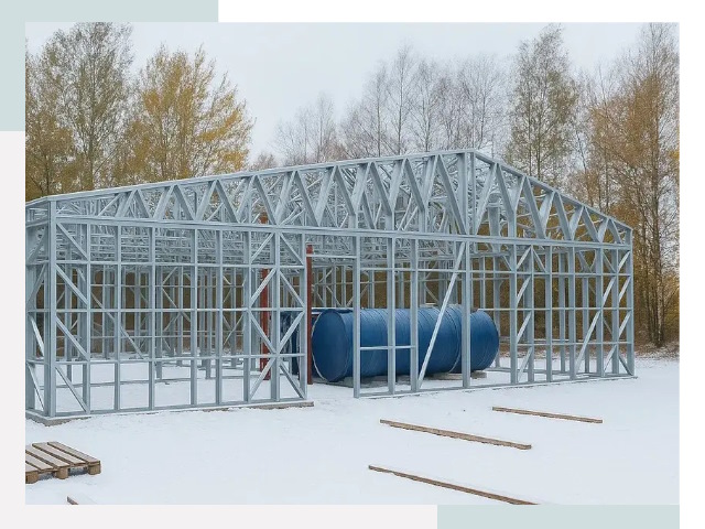 Металлические ангары в Усть-Лабинске