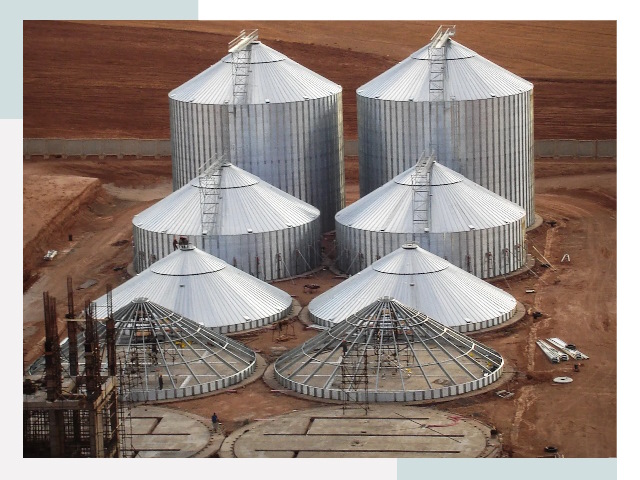 Строительство зерновых силосов в Усть-Лабинске