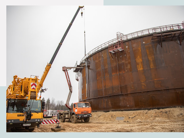 Монтаж резервуаров в Усть-Лабинске от 613 руб. за м³