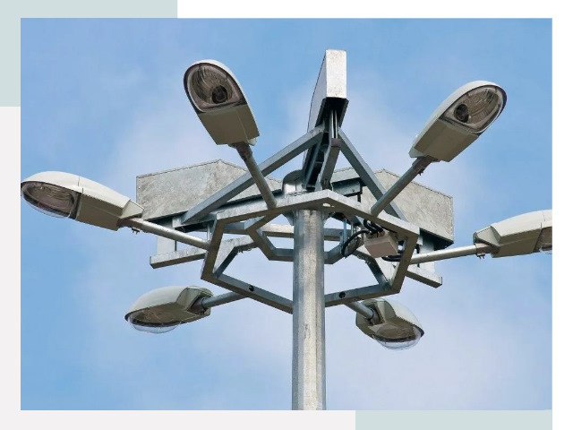 Монтаж осветительных мачт в Усть-Лабинске