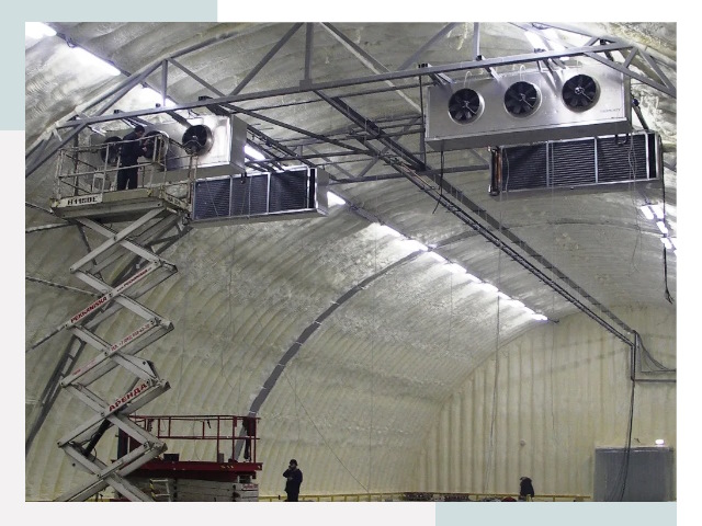Оснащение ангаров в Усть-Лабинске