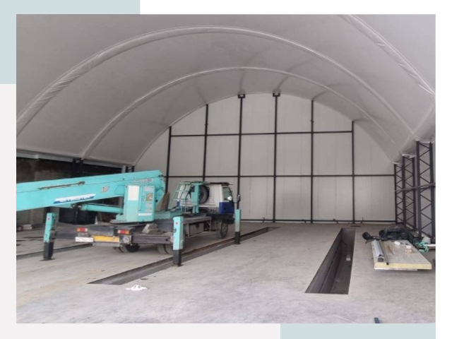 Внутреннее оснащение ангаров в Усть-Лабинске